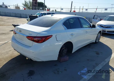 2018 Infiniti Q50 3.0T Luxe из США, поврежденный, VIN JN1EV7AP8JM351957